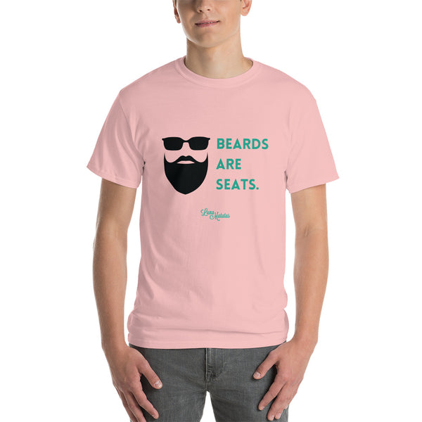 Beards Are Seats Short Sleeve Unisex/Straight Cut T-Shirt