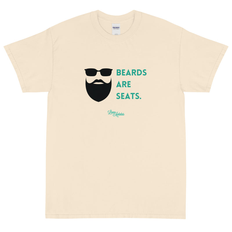 Beards Are Seats Short Sleeve Unisex/Straight Cut T-Shirt