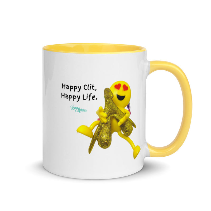 Happy Clit, Happy Life Pornmoji Mug