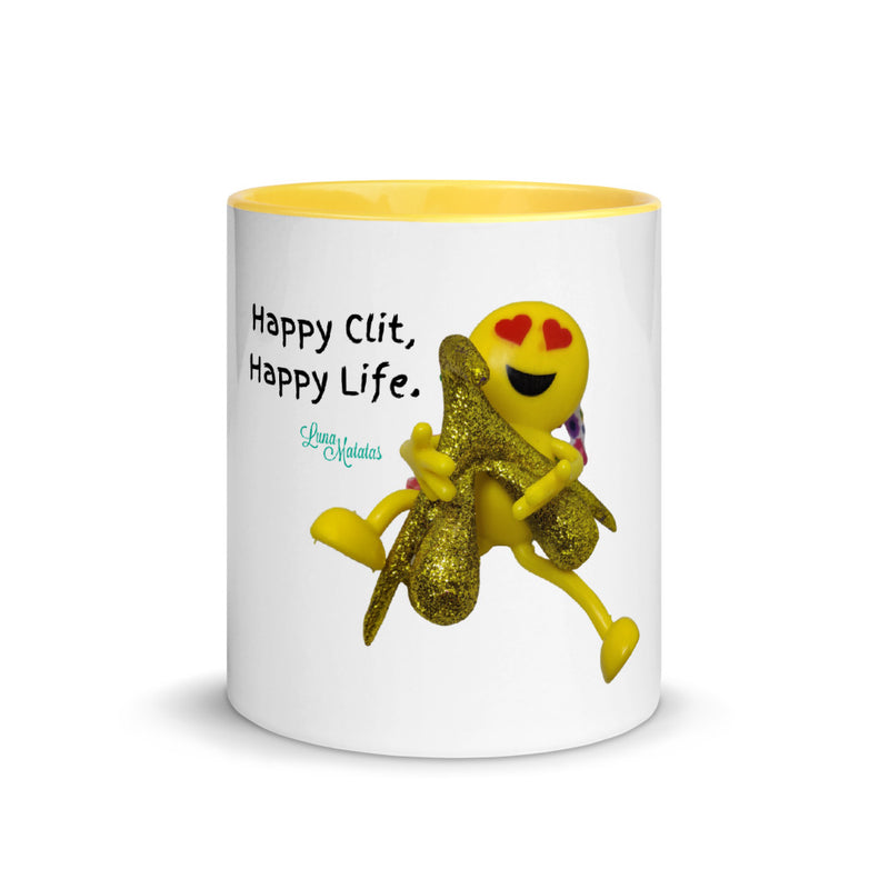 Happy Clit, Happy Life Pornmoji Mug