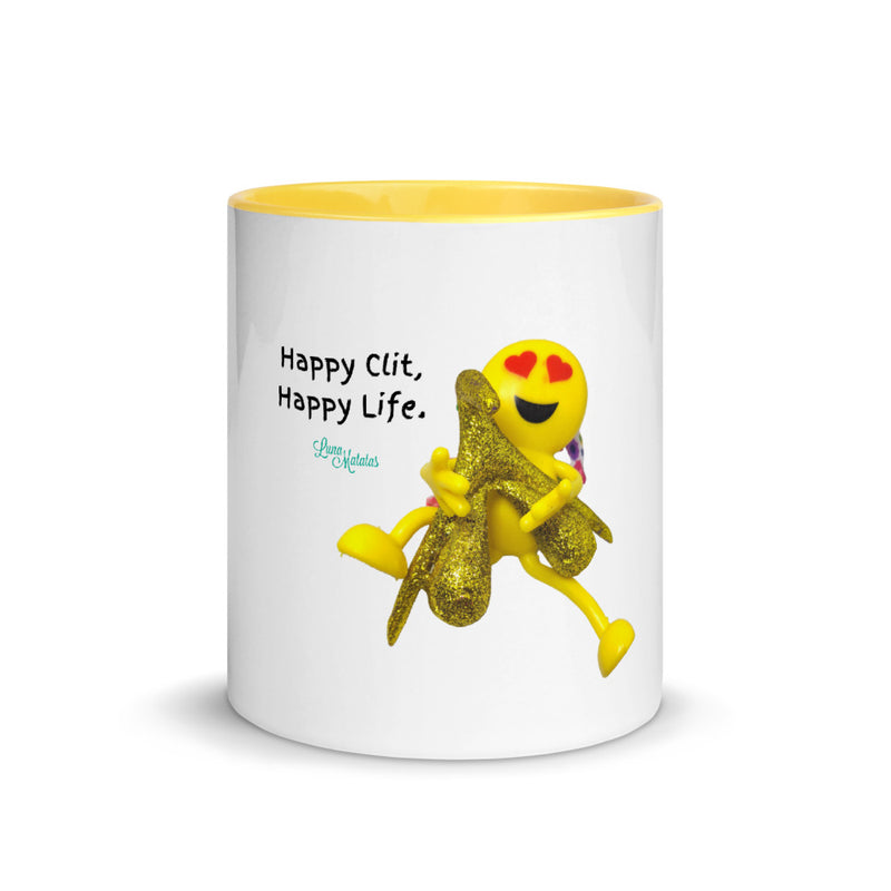 Happy Clit, Happy Life Pornmoji Mug